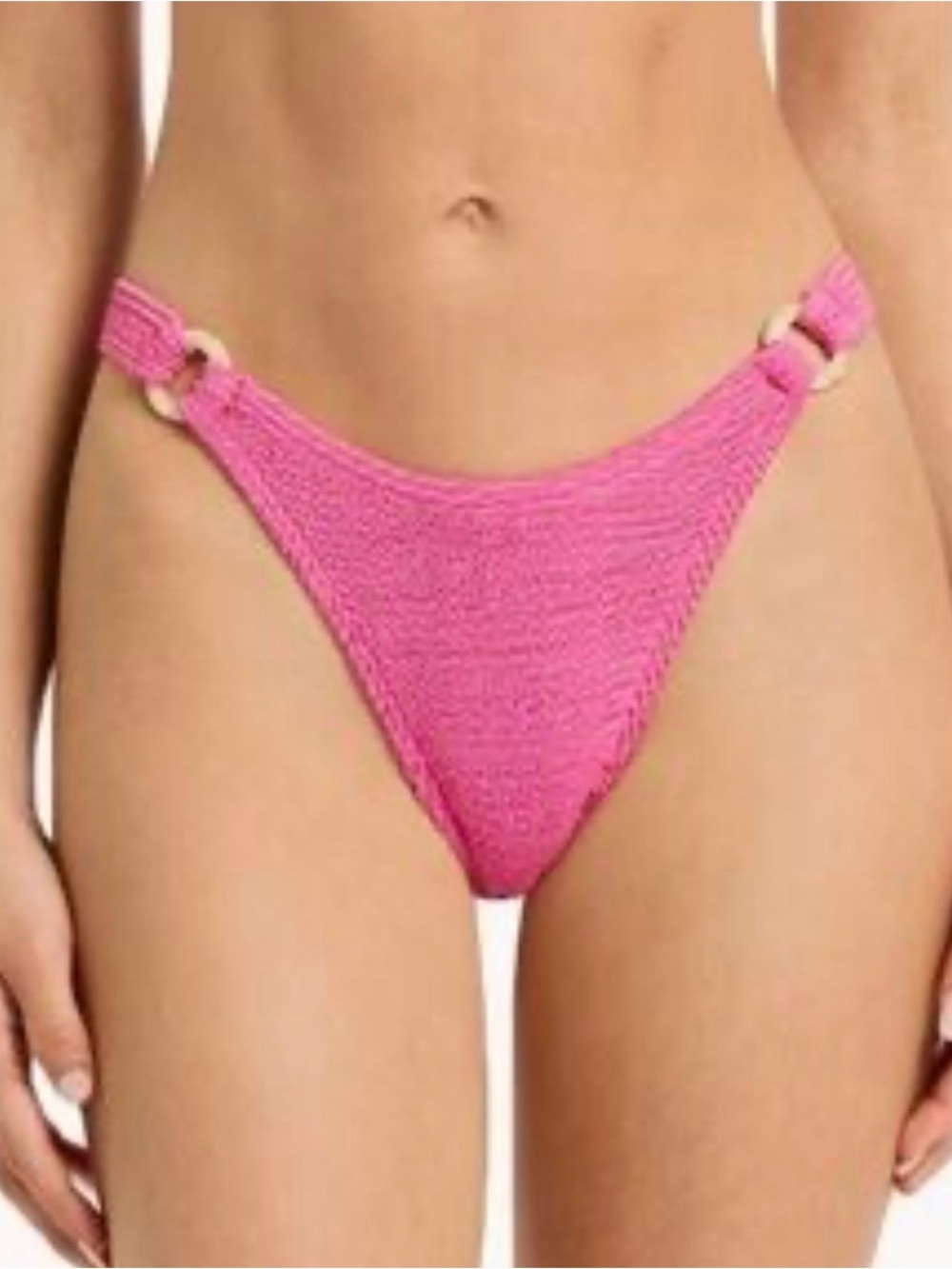 Bond Eye Australia pink o ring Bikini Bottom o/s